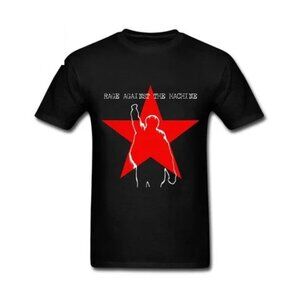 Rage Against The Machine T Shirt Retro Rock Band Graphic Fan Gift Vintage Album